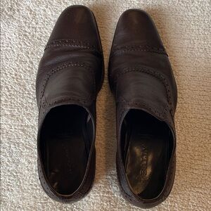 Bally Rich Brown Leather Derbys